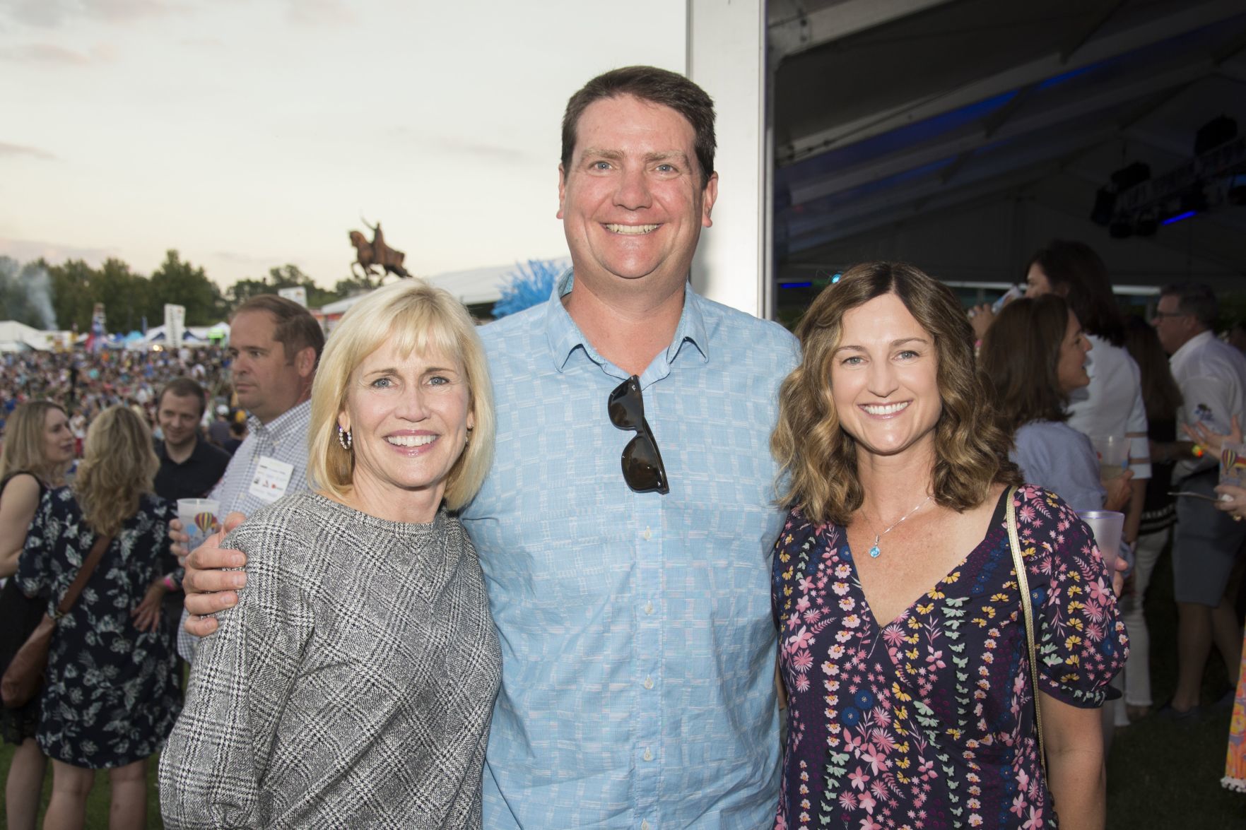 Pam Nicholson, Ryan and Cari Johnson